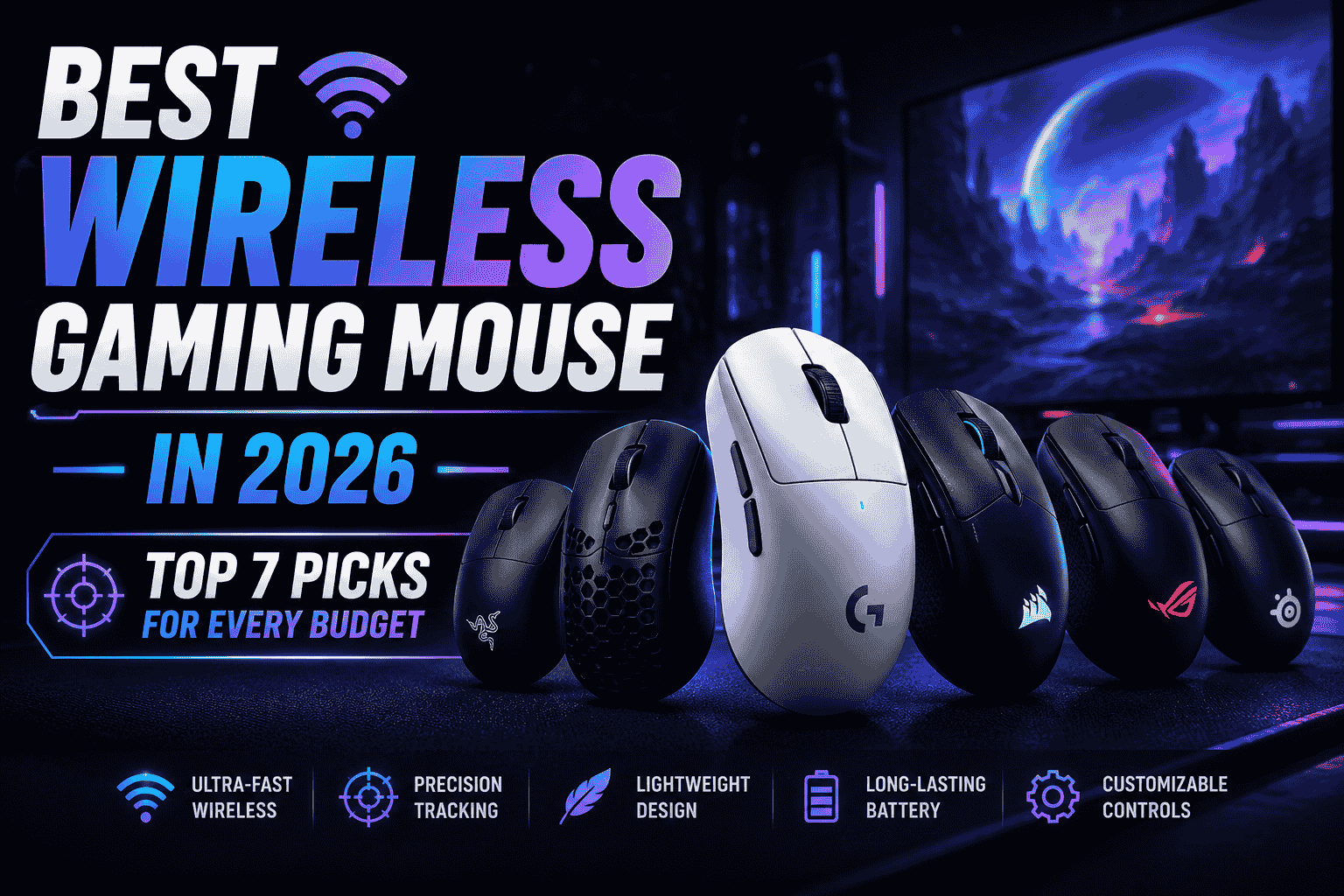 Best Wireless Gaming Mouse in 2026: Top 7 Picks for Every Budget