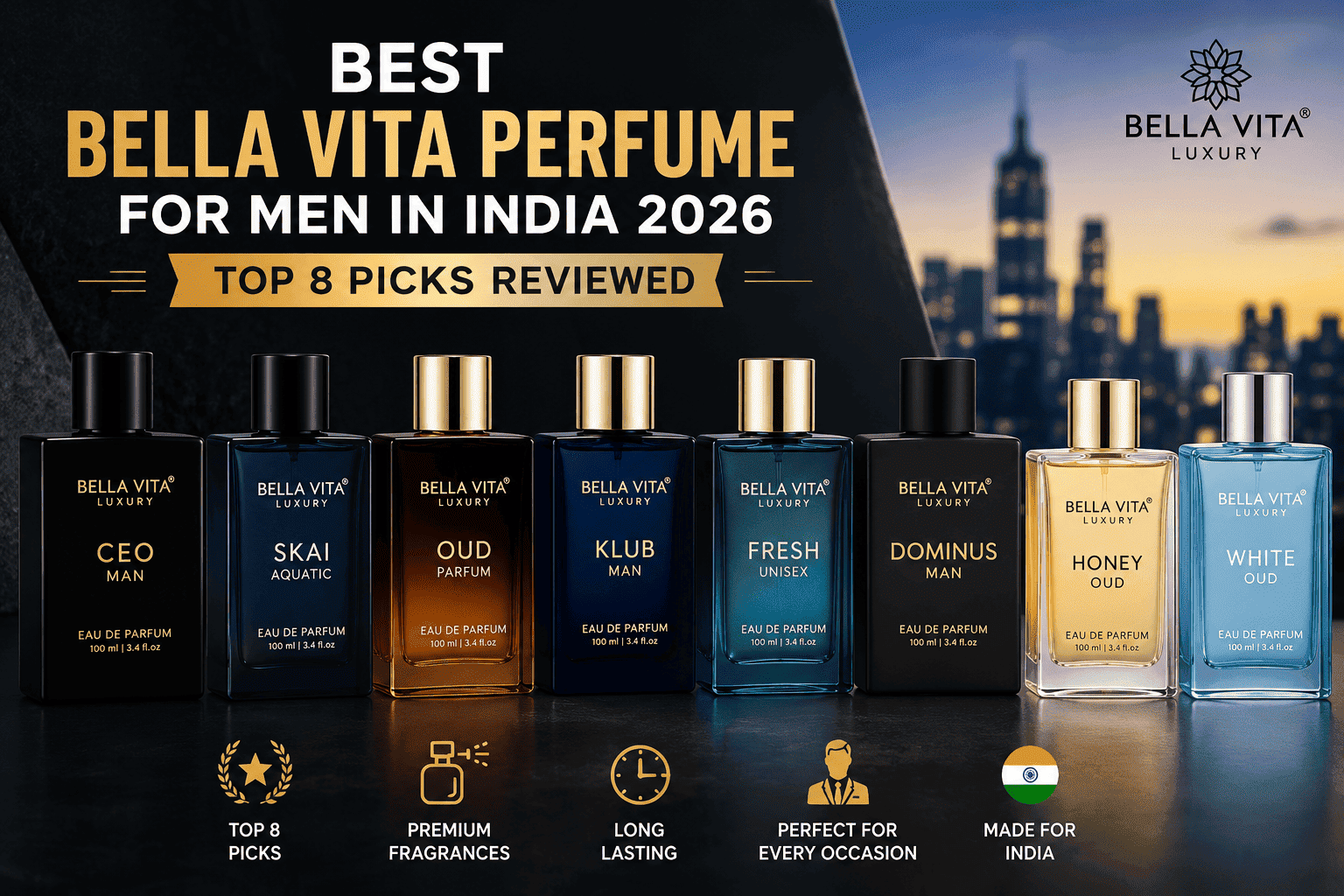 Best Bella Vita Perfume for Men in India 2026 – Top 8 Picks Reviewed